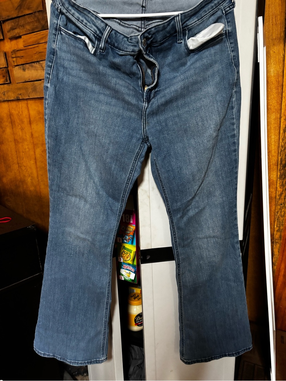 Old Navy Women's Medium Blue Flare Jeans